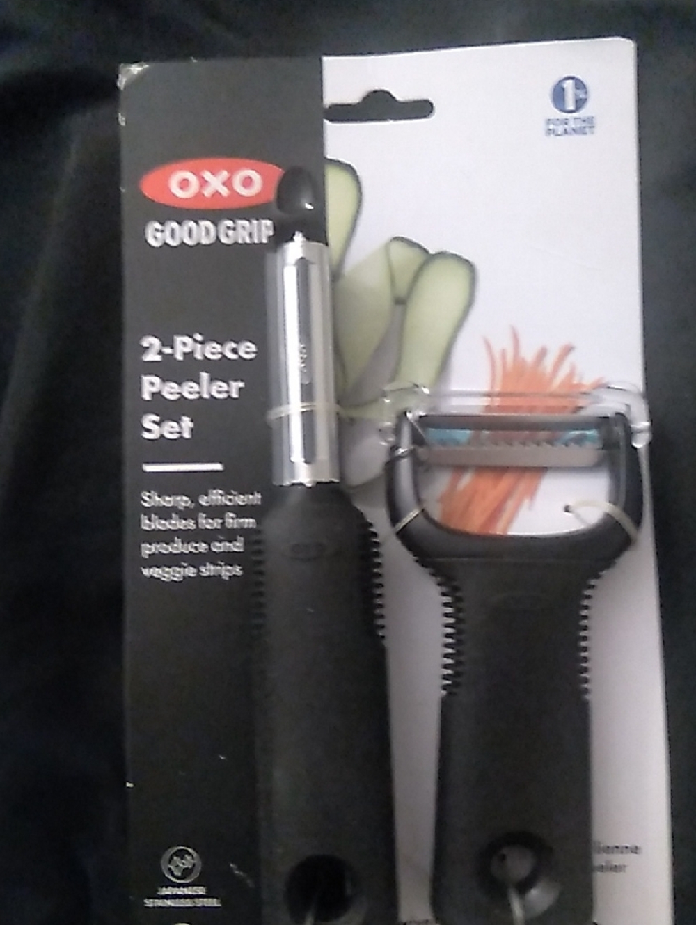 Oxo Good Grip 2-Piece Peeler Set – Black and Silver